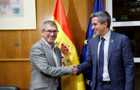 ep el vicepresidente de cantabria pablo zuloaga con el secretario de estado de medio ambiente hugo