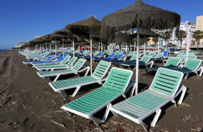 ep hoteles en la playa playamar en torremolinos donde se encuentra cerrada debido al decreto de