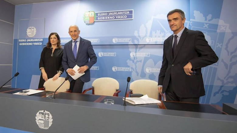 Jonan Fernández subraya que el 75% de los vascos respalda el acercamiento de presos de ETA a parceles próximas a Euskadi. | GV ep jonan fernandez subraya que el 75 de los vascos respalda el acercamiento de presos de eta a