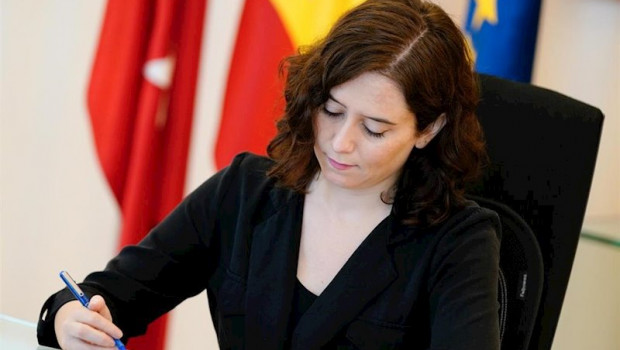 ep la presidenta regional isabel diaz ayuso en la videconferencia de presidentes