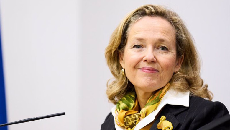 ep la vicepresidenta primera del gobierno y ministra de asuntos economicos nadia calvino ofrece una ep la vicepresidenta primera del gobierno y ministra de asuntos economicos nadia calvino ofrece una