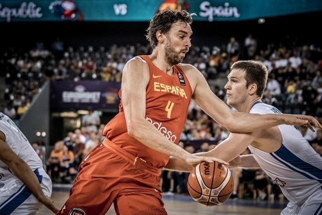 Pau Gasol en el España - República Checa del Eurobasket | FIBA ep pau gasolespana - republica checaeurobasket
