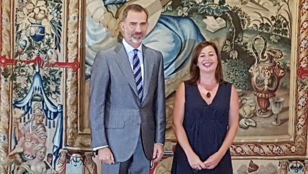 ep rey recibeaudienciala presidentagovern francina armengol