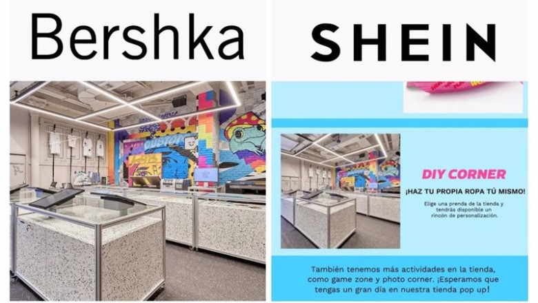 ep shein utiliza una imagen de una tienda de bershka para ilustrar la apertura de su pop up store en ep shein utiliza una imagen de una tienda de bershka para ilustrar la apertura de su pop up store en