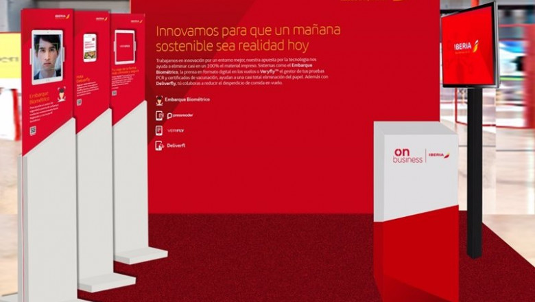Stand de Iberia en South Summit. | IBERIA ep stand de iberia en south summit