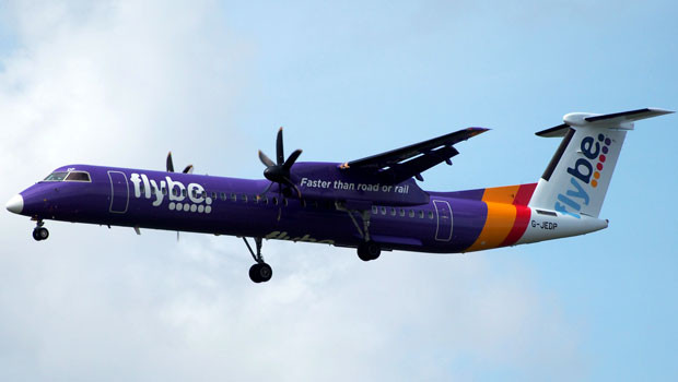 dl flybe regional airline dash 8 q400 british european pd