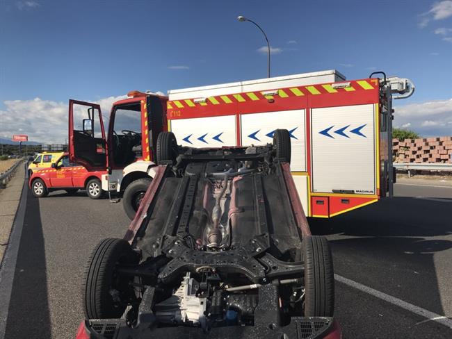 Accidente en la M-40 | EMERGENCIAS 112 COMUNIDAD DE MADRID ep accidentela m-40