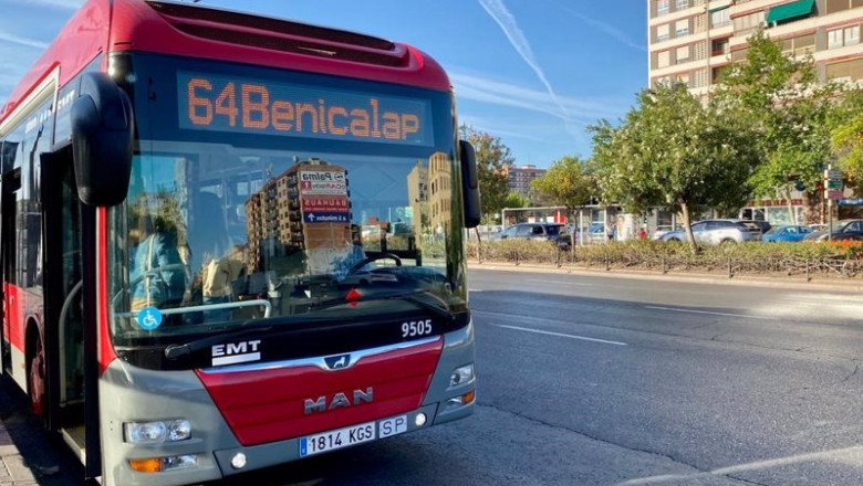 ep archivo autobus de la linea 64 de valencia ep archivo autobus de la linea 64 de valencia