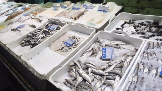 ep archivo   bacaladillas expuestas en una pescaderia de un mercado en madrid espana