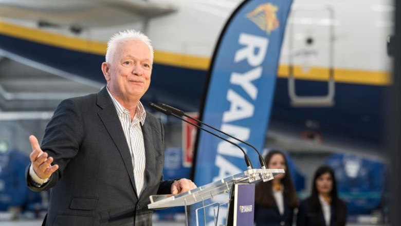 ep archivo   el ceo de ryanair dac eddie wilson durante la inauguracion del nuevo hangar de