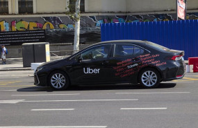 ep archivo   un taxi de uber en la zona de atocha a 24 de agosto de 2023