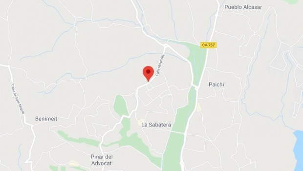 ep calle que une teulada y moraira donde se ha localizado el cadaver