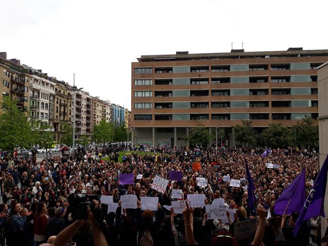 Concentración en San Sebastián por la sentencia de 'La manada' | EUROPA PRESS ep concentracionsan sebastianla sentencia de la manada