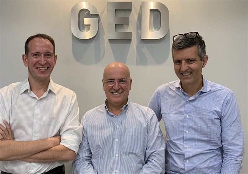 ep de izquierda a derecha isaac de la pena joaquim hierro y damien balsan socios de ged capital