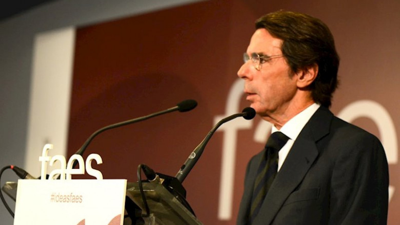 ep el expresidente de gobierno y presidente de faes durante la clausura del iii foro ideasfaes