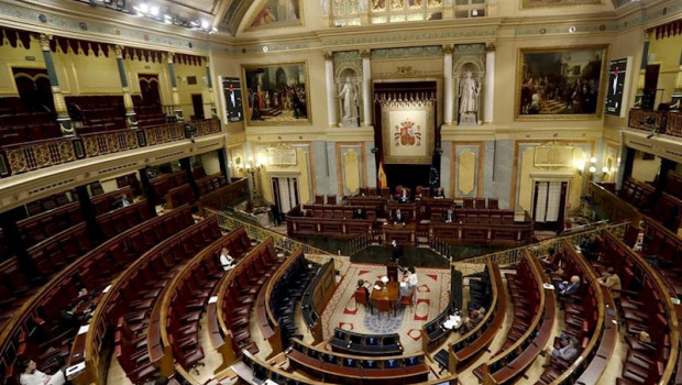 ep el hemiciclo durante la primera sesion de control al ejecutivo celebrada en el congreso desde que