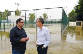 ep el ministro de ciencia y universidades pedro duque visita dolores con su alcalde joaquin