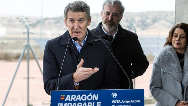 ep el presidente del partido popular alberto nunez feijoo este martes en teruel