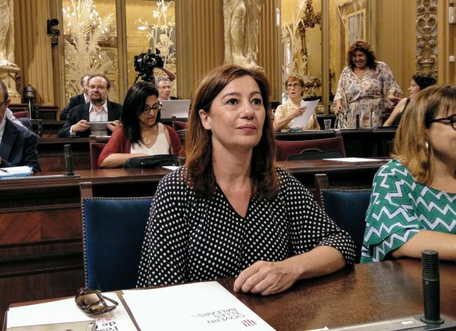 Francina Armengol, en el pleno del Parlament | Europa Press ep francina armengol enplenoparlament