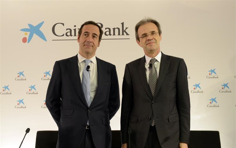 ep gonzalo gortazar y jordi gual caixabank