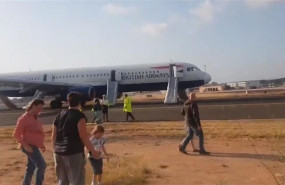 ep imagenla evacuacionavionbritish airwaysha protagonizadoincidenteaeropuertomanises tomadaunolos pasajeros