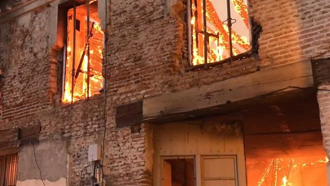 Incendio declarado en el Palacio de Osuna de Aranjuez | EUROPA PRESS ep incendio declaradopalacioosunaaranjuez