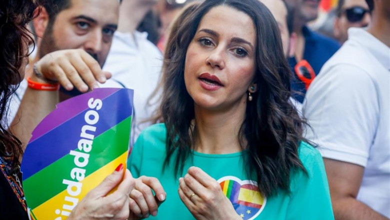 Ricardo Rubio - Europa Press ep ines arrimadas ciudadanos enmanifestacion estatalorgullo lgtbimadrid desde atochacolon