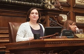 ep la alcaldesabarcelona ada colau enpleno municipal