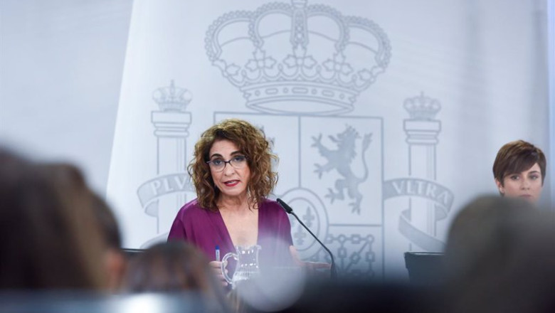 ep la ministra de hacienda y funcion publica maria jesus montero interviene durante una rueda de ep la ministra de hacienda y funcion publica maria jesus montero interviene durante una rueda de