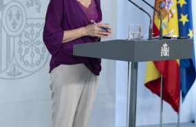 ep la ministra de hacienda y portavoz del gobierno maria jesus montero en rueda de prensa tras el