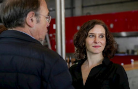 ep la presidenta de la comunidad de madrid isabel diaz ayuso y el presidente del pp en madrid pio