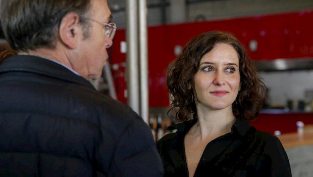 ep la presidenta de la comunidad de madrid isabel diaz ayuso y el presidente del pp en madrid pio