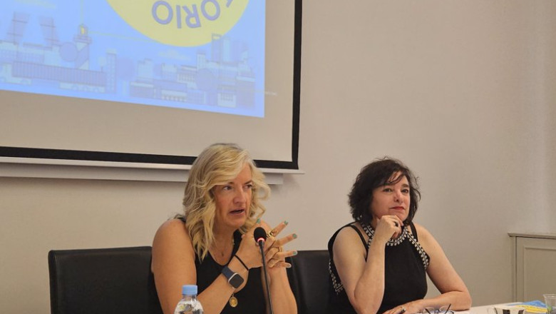 ep la presidenta de la distribucion anged matilde garcia duarte y la economista jefe de la patronal