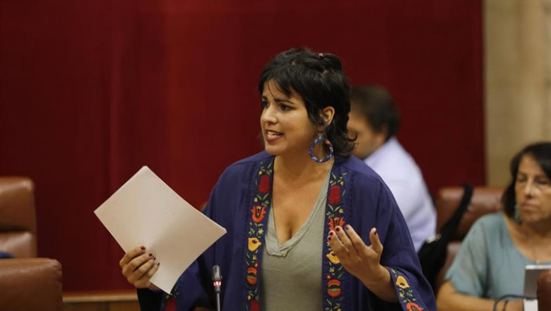 ep la presidenta del grupo parlamentario de adelante andalucia y lider de podemos andalucia teresa