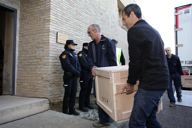 Llegada de los bienes a Sijena | GOBIERNO DE ARAGÓN ep llegadalos bienessijena