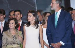 ep los reyes inauguran la exposicion el viaje mas largo organizada por accion cultural espanola y el