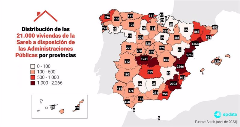 ep mapa que representa la disposicion de las 21000 viviendas que la sareb pondra a disposicion de ep mapa que representa la disposicion de las 21000 viviendas que la sareb pondra a disposicion de