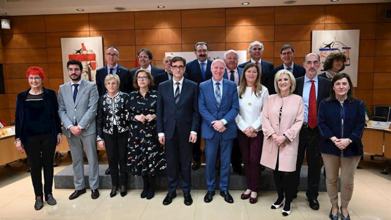 ep ministro de sanidad salvador illa y los consejeros de sanidad de las comunidades autonomas ep ministro de sanidad salvador illa y los consejeros de sanidad de las comunidades autonomas