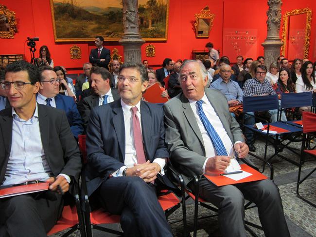 El ministro Rafael Catalá, esta tarde en Ibercaja Patio de la Infanta | EUROPA PRESS ep ministro rafael catala esta tardeibercaja patiola infanta