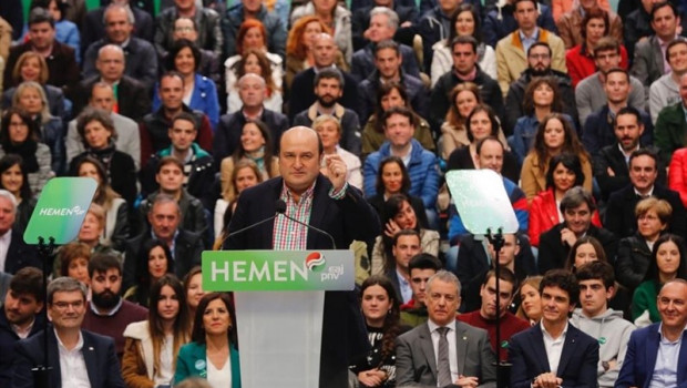 ep presidenteebbpnv andoni ortuzar enmitincierrecampanabilbao