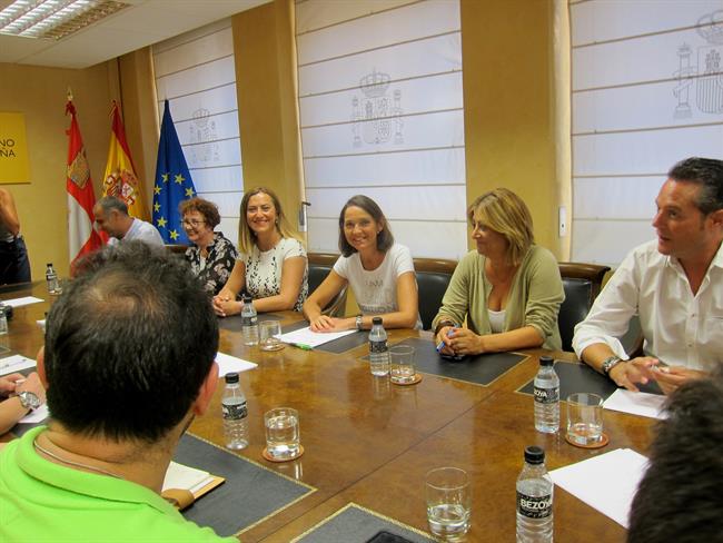 Reunión con la ministra en la Delegación del Gobierno. | EUROPA PRESS ep reunionla ministrala delegaciongobierno