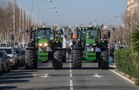 ep tractores en una movilizacion