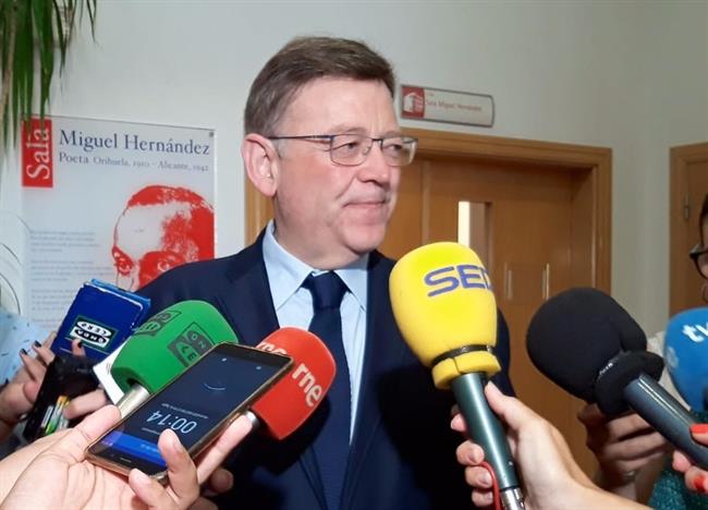 Ximo Puig atiende a los medios este lunes | EUROPA PRESS ep ximo puig atiendelos medioslunes