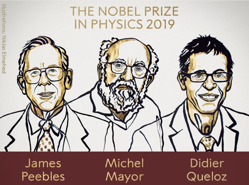 Nobel de Física 2019 para un teórico del cosmos y dos cazadores de mundos