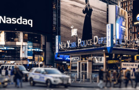 dl wall street times square new york city night pedestrians nasdaq billboards trading nyc generic nypd unsplash