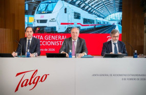 ep archivo   el presidente de talgo jose antonio jainaga en una junta de accionistas celebrada en