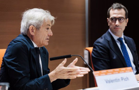 ep archivo   el presidente del consejo general de economistas de espana valentin pich i y el