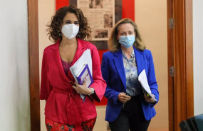 ep archivo   la ministra portavoz y ministra de hacienda maria jesus montero i y la vicepresidenta