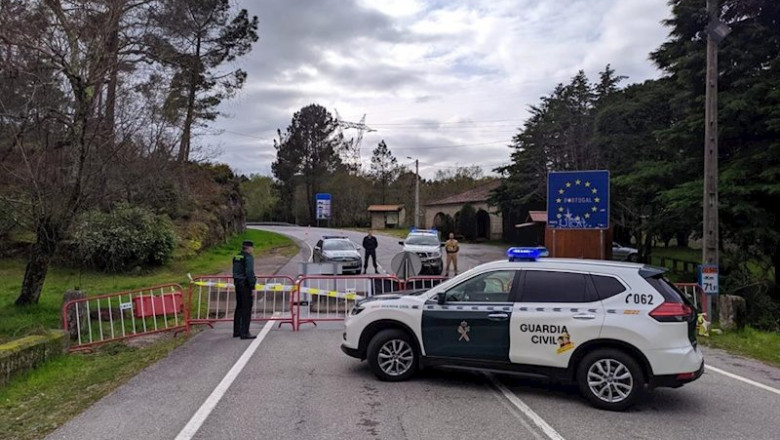 Control de la Guardia Civil en la provincia de Ourense con motivo del estado de alarma. | GUARDIA CIVIL ep control de la guardia civil en la provincia de ourense con motivo del estado de alarma