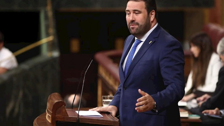 ep el diputado de eh bildu jon inarritu interviene en el congreso en 2019